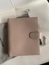 Moterm-Agenda de anillos de lujo con carpeta de anillos plateados, organizador de Agenda, diario, Bloc de notas, cuaderno de bocetos, A5, 30 MM, nueva serie