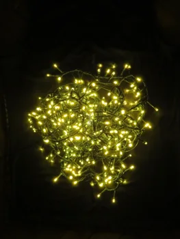 

Garland strand indoor holiday for indoor decoration and decoration, cord black color, 50 led yellow diodes