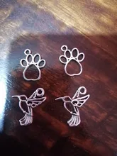 30 Uds. De dijes de pájaro mágico, 23x17mm, colgantes de Color plata antigua, fabricación artesanal, búsqueda de joyería tibetana hecha a mano