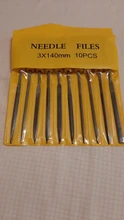 Juego de Limas de aguja para joyería, 10 Uds., tallado de madera, piedra de cristal de Metal, 3 tamaños