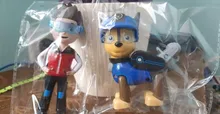 Figuras de acción de la Patrulla Canina, set de 7 piezas de juguetes para niños, figuras extraíbles de Capitán Ryder, Pow Patrol, Psi Patrol