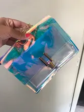 mochilas mujer 2019 coreanas láser transparente bolsos bandolera verano bolsos mensajero PVC impermeable playa bolsos