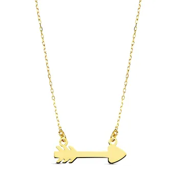 

Choker 18k gold cupid arrow 45cm. 20mm. [AB2910]
