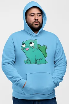 

Angemiel Wear Balbazar Pokemon Blue Men 'S Hooded Sweatshirt