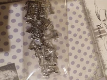 Mezcla de plata plateada del Tíbet de Ruller aguja tijeras colgantes del encanto para la fabricación de joyas pulsera resultados accesorios 10 estilos