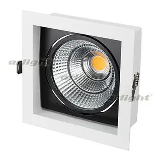 026498 Светильник CL-KARDAN-S152x152-25W White6000(WH-BK, 30 deg) ARLIGHT
