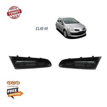 

1 Pair Front Bumper Upper Grille Left + Right for Clio 3 III 7701208684 / Free TNT Express Shipping