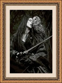 

CROSS STITCH KIT PANDATHREAD SIRENS AND GOTHIC 35203