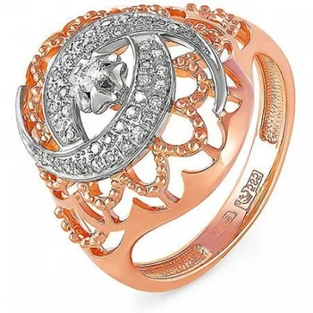 

Kabarovsky ring with 43 diamonds in red gold