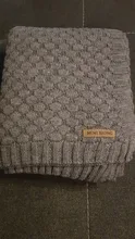 Mantas de punto de 100x80cm para recién nacidos, manta envolvente para niños, cochecito infantil, cesta cama, edredón, accesorio para niños