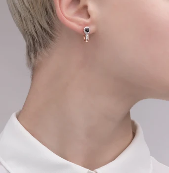 

Gold earrings with sapphires and diamonds sunlight sample 585