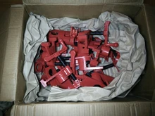 Abrazadera de tubo de pegamento de madera de liberación rápida, juego de abrazadera de Metal y madera de hierro de alta resistencia, Base ancha, banco de trabajo de carpintería, 26,5mm, 3/4 pulgadas, 4 Uds.