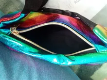 Buylor-riñonera holográfica con correa para láser para mujer, Cangurera de diseño, bolso de cintura bonito para fiesta y viaje