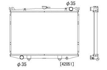 

CUSTOM RADIATOR FOR 1991 PATHFINDER TD27 - 60mm core thickness with anchors on the side