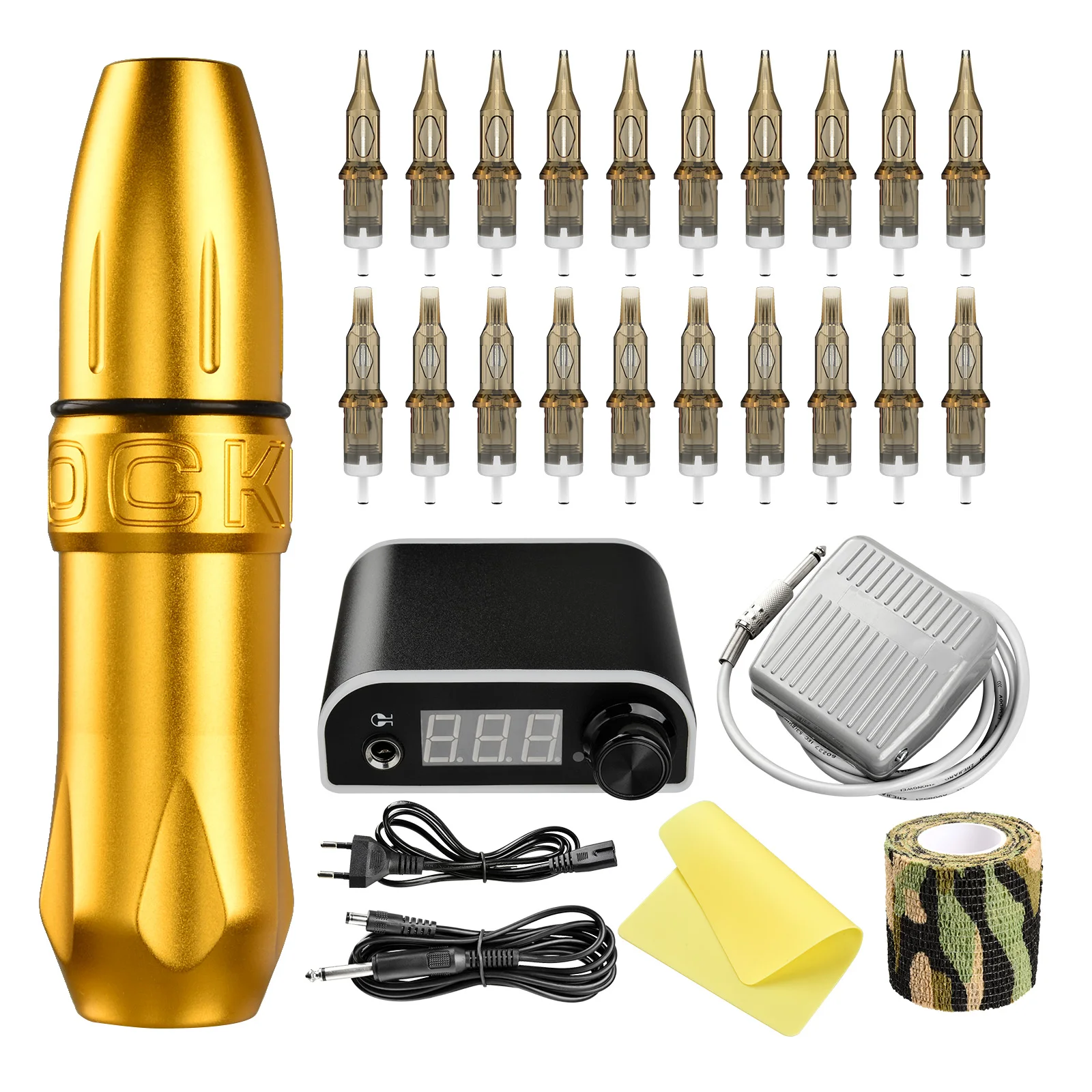 

Tattoo pen power cartridge tattoo machine kit Beginners Artist set