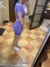 Ropa de gimnasio sin costuras parra Fitness, Leggings de cintura alta, trajes deportivos, ropa deportiva