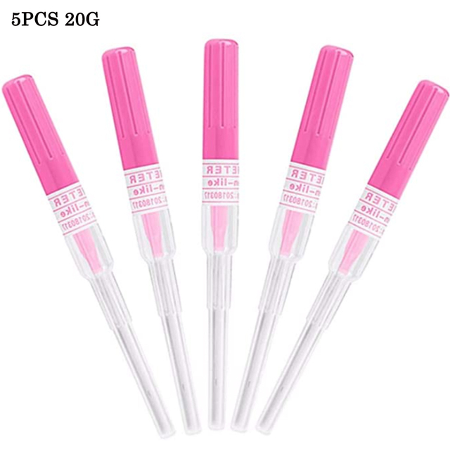 Piercing Needles IV Catheter Needles for Navel Piercing Sterilised Body Tattoo Piercings Tool for Piercing Supplies Kit