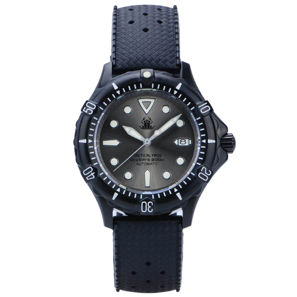 Tactical Frog Watch Automatic NH35 Movement Stainless Steel Sapphire