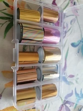 CHNRMJL-Lámina de transferencia de manicura holográfica, pegatinas adhesivas en envoltorios de papel AB, estrellado, accesorios de decoración de uñas