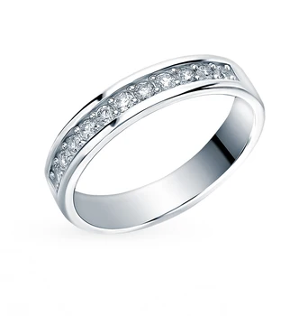 

Gold wedding ring with diamonds sunlight sample 585