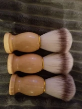 Brocha de afeitar para hombre, herramienta de afeitar con mango de madera, 2020