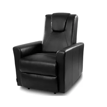 

Black Massaging Easy Chair Cecorelax 6151