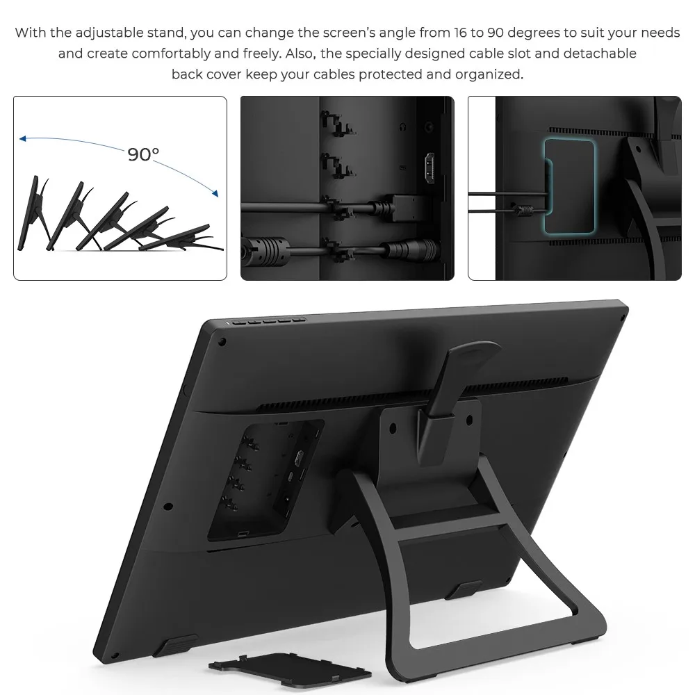 XPPen ƼƮ 22 (2 ), 21.5 ġ  º, ׷ º ÷, IPS , 8192  з USB-C Ʈ