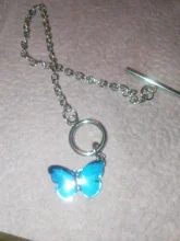 Pulseras de mariposa para parejas, brazaletes de diseño Ins para mujer, estudiantes, novia, hermana, regalo, Charms