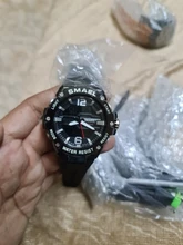 Reloj de pulsera deportivo para hombre, cronógrafo Digital LED con alarma y fecha automática, resistente al agua hasta 50M, informal, a la moda, 8033