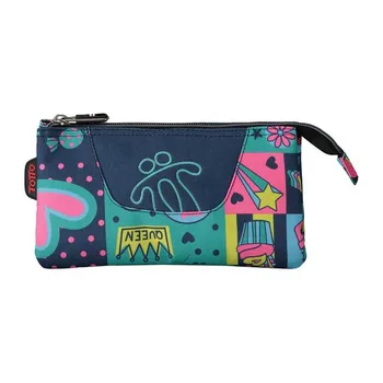 

School Case Denim Totto Tablero Blue (22 Cm)