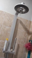 Shower Faucet Bathroom Chrome Abs-Plastic LANGYO Grayrainfall with Fashion