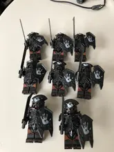 Soldado de plástico militar de la serie de la Marina, bloques de construcción montados, muñecos de bloques, Juguetes