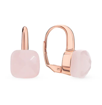 

Silver earrings with alpanite sunlight sample 925