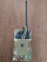 Funda táctica para walkie-talkie CQC 1000D, cinturón de cintura, bolsa para Radio Molle