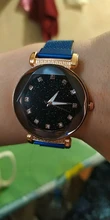 Reloj de pulsera de cuarzo con diamantes de imitación para mujer, cronógrafo de lujo con diseño de estrellas magnéticas, a la moda