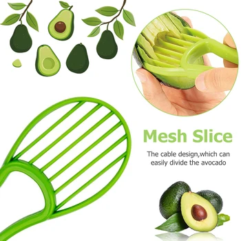 

MEMDOO Avocado Slicer Avocado Peeler 2-in-1 Fruit Splitter Cutter Plastic Fruit Utensils Kitchen Tools