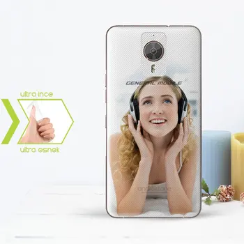 

Personalized General Mobile GM5 Thin Transparent Silicone Phone Cover