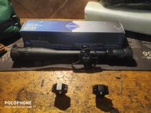 Mira telescópica para rifle, visor óptico para caza, tubo diámetro 30 mm, ampliación 4-16 6-24, resistente a golpes, paralaje lateral 22LR, con cristal brillante de alta definición