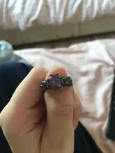 Punk cráneo gótico Retro estilo anillos para Mujeres Hombres de Halloween joyas mujer anillo negro adhesión venta al por mayor joyería de moda R523