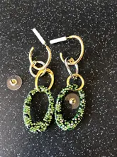 Swa-Conjunto de joyería de cristal verde tierra para mujer, Set de anillo, pulsera y Collar para mujer, amuleto de joyería de banquete