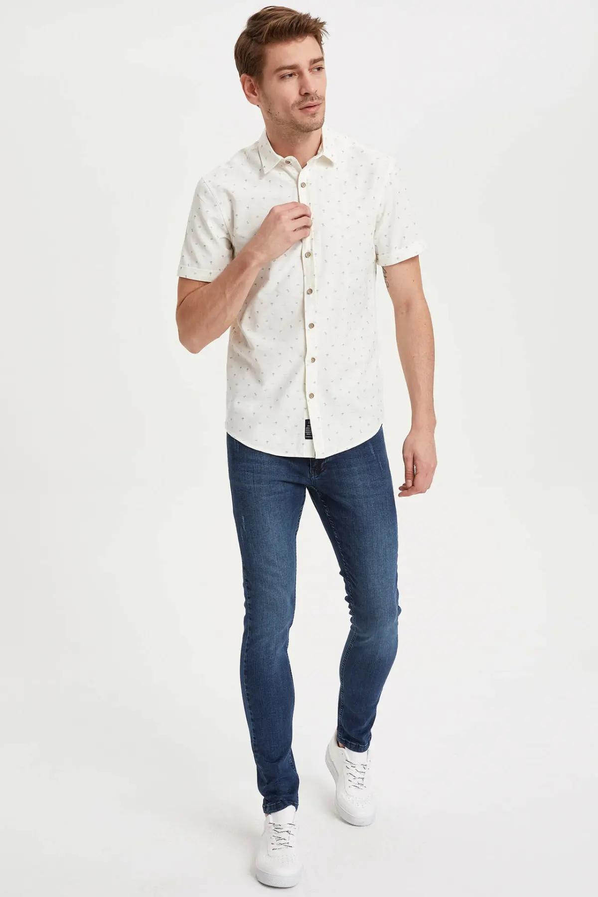 DeFacto человек короткий рукав Shirt-K3903AZ19SM