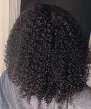 Curly Human Hair Microlinks-Extensions Afro Kinky Brazilian Natural Women I-Tip 3C 3B