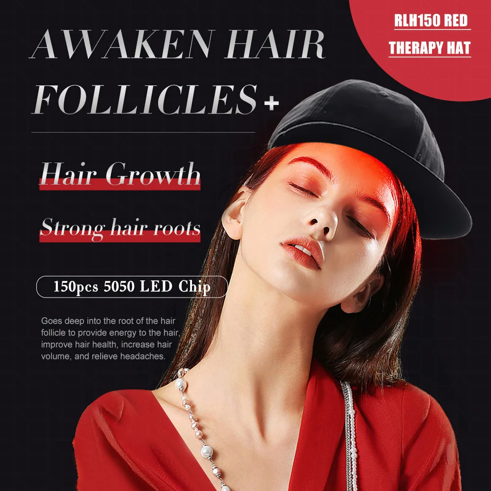 Lamp Beads Hair Growth Cap Hair Loss Treatment Device Red Light Therapy Hair Regrowth Promoter Regrow Laser Helmet