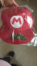 Gorra de baseball con bordado de Mario para niñas, informal, cosplay, hip hop, para viajar al aire libre