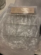 Soporte de exhibición para pendientes de tuerca de Metal con Base de madera, organizador de pendientes con 24/44/66 agujeros, venta al por mayor