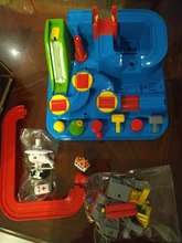 Juguetes educativos para niños, pista de aventura, juegos de mesa, Rail, coches mecánicos, estacionamientos, regalos de Navidad para niños
