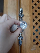 Cabinet Handles Pullers Hardware Wardrobe Drawer-Knobs Closet-Door KAK Luxury Diamond