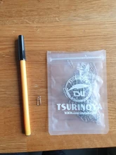 TSURINOYA 100 Uds de acero inoxidable emerillones de pesca barril giratoria de seguridad fotos anzuelo gancho accesorio de caja de aparejos de pesca de señuelos