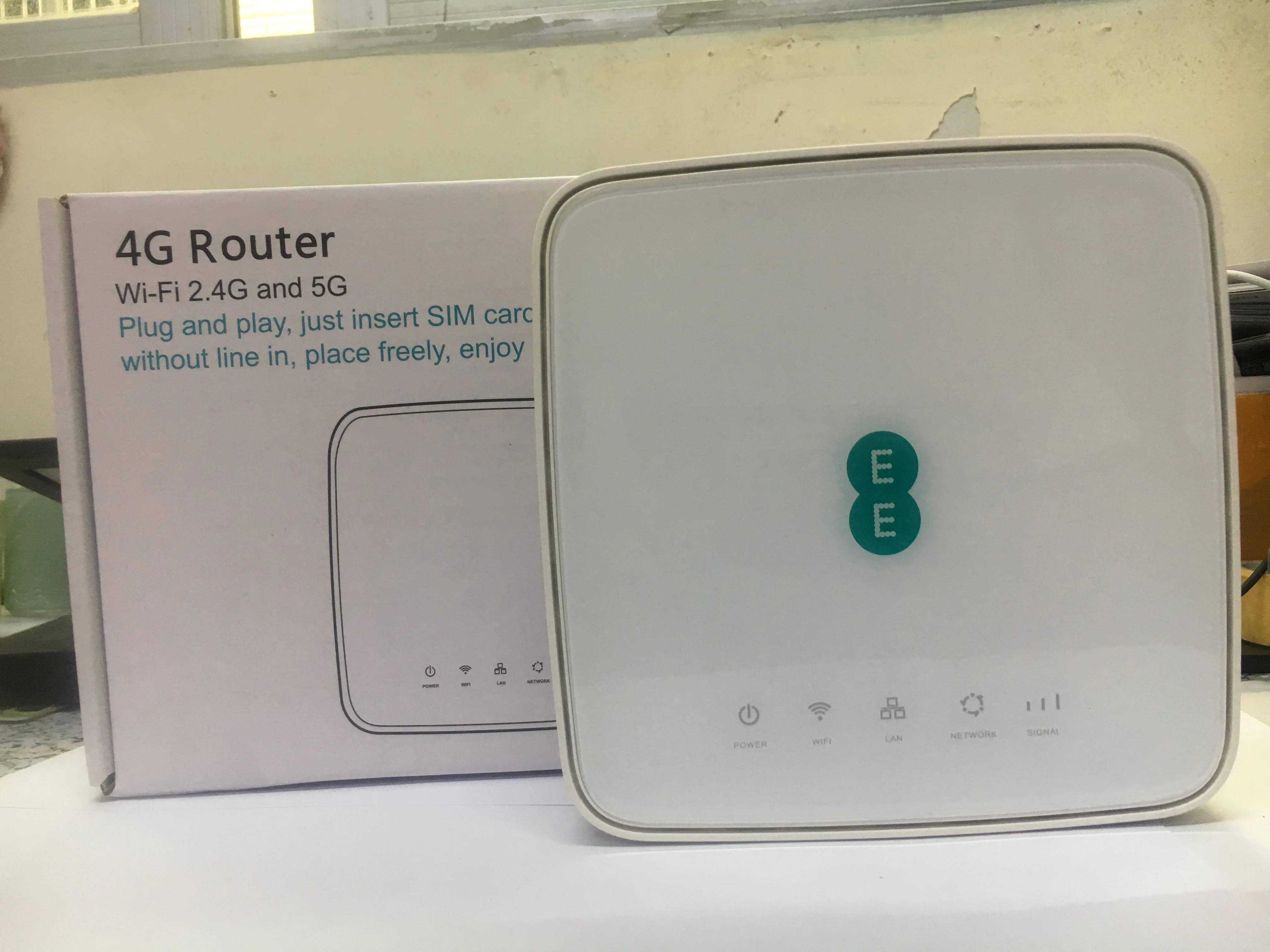 4G EE Alcatel LinkHub HH70 300 Мбит/с LTE Cat7 маршрутизатор Wifi сим-карта домашний хаб 5g Cpe |