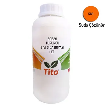 

Orange Food Renklendiricisi Liquid Water Soluble 1 lt